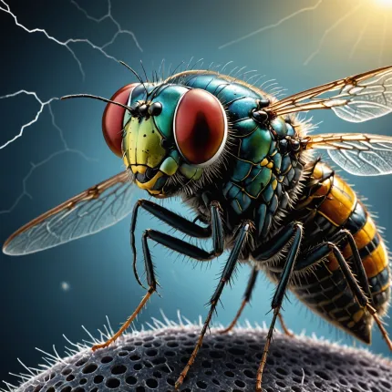 Мухи: Глаза, маневр и удивительный мир маленьких летающих acrobatов